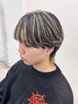 ミラリー トウキョウ(Mirareee Tokyo) メンズハイライト20代30代40代◎シースルーフェザーパーマ