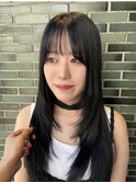 レイヤーカット　ロングヘア