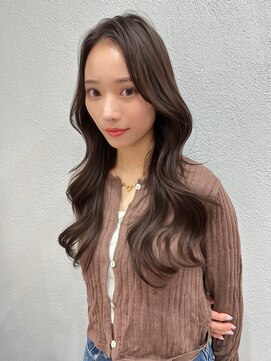ボタン シブヤ(VOTAN SHIBUYA) くびれヘア/韓国ヘア/顔まわりカット/前髪なし/流し前髪