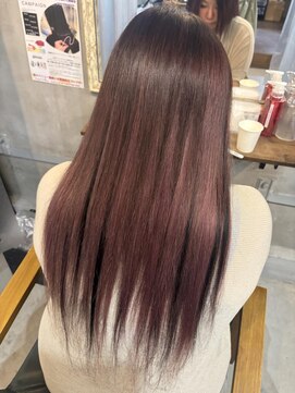 ルフレ 新宿本店2nd(Reflet) ◎プルエクステ付けたままカラー