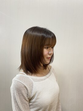 ノーヴァ バイ ボナ 前橋店(nova by bona) ナチュラルレイヤーボブ