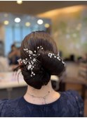 結婚式お呼ばれヘア