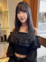 ラパンセ ブルー(LA PENSEE BLEU)&nbsp;ハッシュカット レイヤー シャギー バタフライカット 韓国ヘア