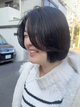 ラウレア(LAULEA) 乾かすだけでまとまる艶感コンパクトボブ/ボブカット/ストレート