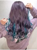 【lapis新宿】パープル×インナーブルー