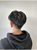 men'sツーブロックフェードショート