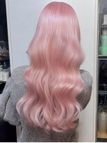 ネハス 名古屋栄店(nehus.)&nbsp;ピンクカラー/ブリーチカラー/ウルフカット/レイヤーカット
