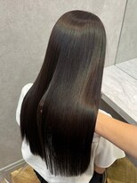 ロンド フィーユ(Lond fille)&nbsp;オリーブグレー髪質改善/黒髪/小顔/くすみベージュ/銀座 ■