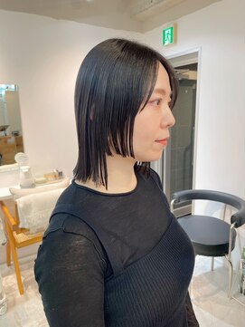  fit stand 千葉/ショートボブ/カット/パーマ/ダブルカラー/トリートメント/縮毛矯正 イメチェン/ピンクベージュ/アンブレラカラー[千葉]