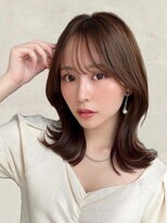 プラチナ(PLATINA) *20代30代40代◎小顔シースルー前髪顔まわりくびれミディアム