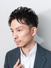 ラヴィ 横浜店 別邸(LAVIE)&nbsp;ダークアッシュ/カルマパーマ/アッシュブラック<理容室>[横浜駅]