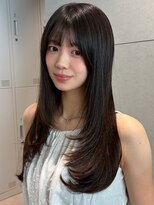 トリッカ シブヤ(TRICCA SHIBUYA)&nbsp;ワンカール/ふわっと/ロングレイヤー/似合わせ小顔ヘア/髪質改善