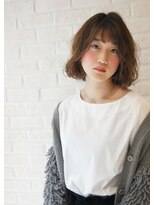 オルゴ(orgo)&nbsp;顔周り揺れるAライン３Ｄカラーボブ