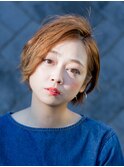 ☆LOCO☆外国人風ハイトーンカラー×ふんわりショート