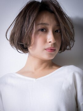 モッズヘア 越谷(mod's hair) *mod's越谷*ブランジュカラー＆センターパートの小顔大人ボブｘ