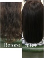 マイン ヘアー クリニック(main hair Clinic)&nbsp;お客様の縮毛矯正