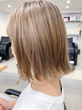 ヴェルダ 池袋店(verda) 人気ナンバー１ペールアッシュベージュ×ミッドボブ＊fukuda