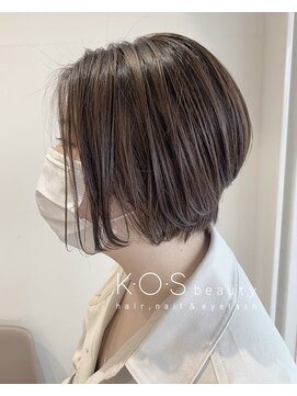 ケーオーエスビューティー(K O S beauty) 前下がりショートボブ