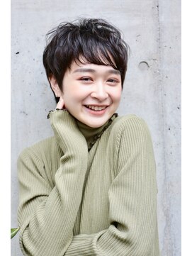 プランツヘアー マニッシュベリーショート 博多美容室 原依里