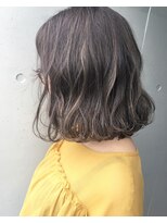 メルジーナ 浜松(MELGINA)&nbsp;【MELGINA】細めのハイライトが可愛いウェーブボブ
