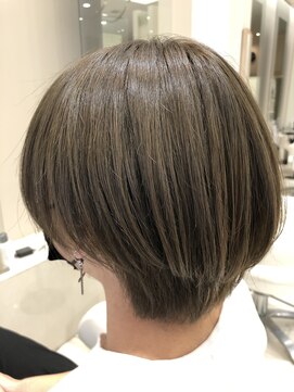 アヴァンス 深井店(AVANCE.) ダブルカラーグレージュ×メンズマッシュウルフ