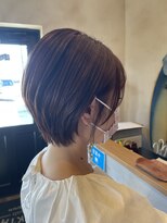 シークスヘアブラウン(SYKTH hair Brown) ☆耳かけ春のショートボブ☆