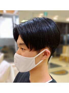 アデイ 大森店(AdAy) メンズ　センターパート　コンマバング