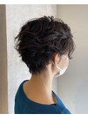 【eddie】フレンチパーマショート