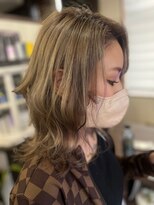 ヘアー リードレス(hair Re:dress)&nbsp;外国人風３Dハイトーンカラーエアリーウェーブひし形シルエット