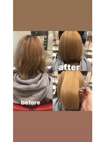 アース 元住吉店(EARTH)&nbsp;〈魔法の縮毛矯正〉ブリーチ縮毛矯正！！