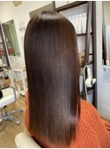 透明感カラー×ツヤ髪ロングヘアー