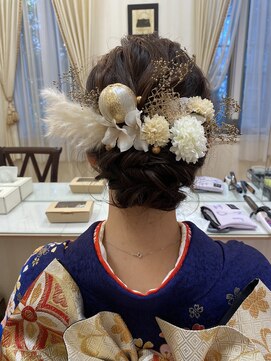 フォルテ 中田店 シニヨンアレンジ