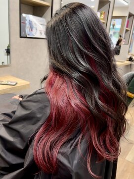 リベストバイジェービー 稲毛(li best. byjb) ピンクベージュ/インナーグレージュ/マチルダボブ/前髪【稲毛】