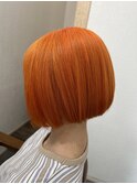 激かわオレンジ♪（ブリーチオンカラー)