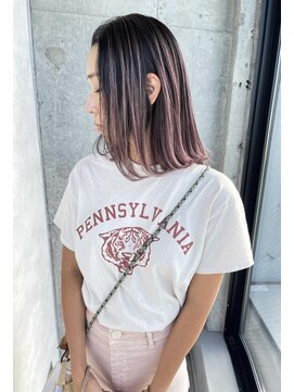 アコ(Aco) ★ラベンダーピンクのエアタッチバレイヤージュ★