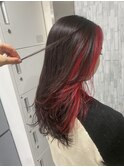 フェイスフレーミング×レッド