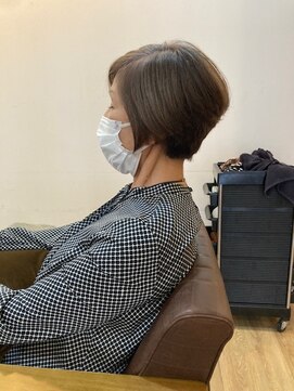 グランバイ アトリエドングリ(Grand × AtlierDonguri) お客様髪質改善データ1155(白髪染アッシュグレイ)