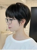 ショートヘア/ボブ/可愛い丸み/簡単スタイリング/20代30代