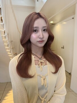 ヘアカロン 熊本本店(Hair CALON) 韓国風顔周りレイヤーカット髪質改善カラー
