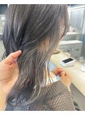 インナーカラー/イヤリングカラー/グレージュ