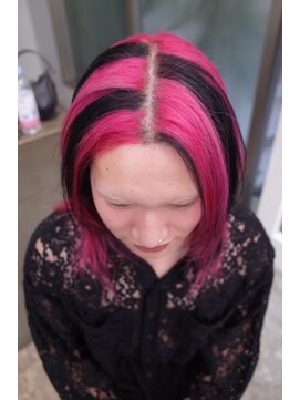 レコ 渋谷(LECO) ネオンピンク×ブラック