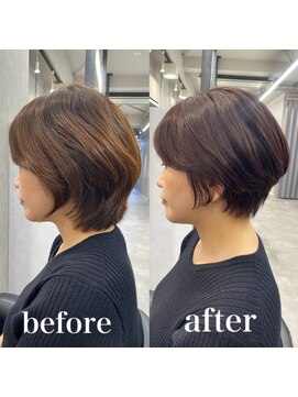 ヘアサロン ドットプラス 町田店(dot. plus) 【市井友佳子】骨格補正ショート