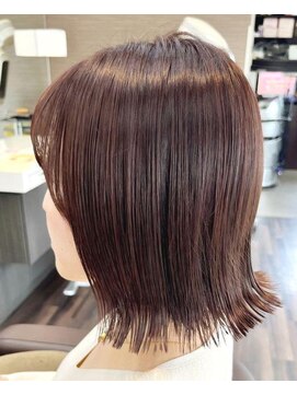 エノモト(ENOMOTO) ぱつっとボブ外ハネボブ*冬カラーマロンベージュ20代30代