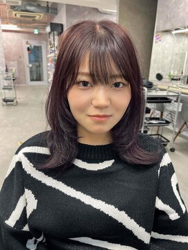 ワンズリー 本厚木店(ONE's ly) イメチェン/レッドブラウン/フルバング/似合わせカット/本厚木駅