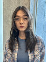 イミ(imi)&nbsp;大人ボブ/ストレート/グレージュカラー/前髪/髪質改善[登戸]