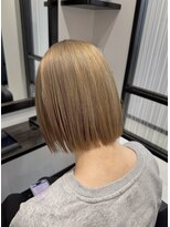 サロンドフィール 永山店(Salon de feel)&nbsp;ミルクティーベージュ×ボブ