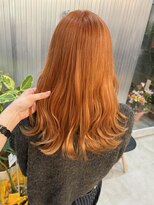 リジョイスヘア レイ(REJOICE hair Lei)&nbsp;orange color 担当NOA