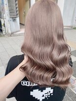 ペレ 栄 アネックス(PELE栄ANNEX)&nbsp;韓国 くびれロング レイヤー ワンホンヘア 小顔前髪