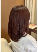 ツヤ感◎なベーシックエステ＋ピンクベージュ系カラー