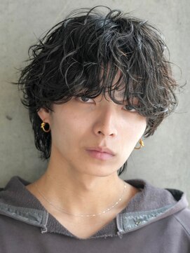 フィフスパーク(fifth PARK) マッシュウルフとも相性の良い、シャドウパーマスタイル